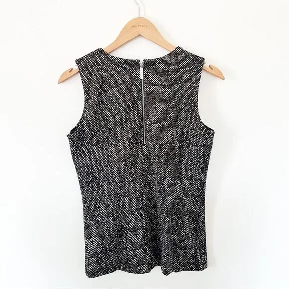 MICHAEL Michael Kors Black and White Sleeveless Blouse - Picture 2 of 10